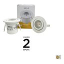 Ver imagem 3 de Spot Led P/ Movel Nicho 1w Embutir Mini Redondo C/2 Unidades - Branco