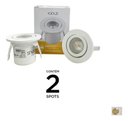 Ver imagem 3 de Spot Led P/ Movel Nicho 1w Embutir Mini Redondo C/2 Unidades - Branco