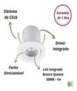 Ver imagem 2 de Spot Led P/ Movel Nicho 1w Embutir Mini Redondo C/2 Unidades - Branco