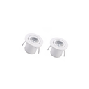 Ver imagem 1 de Spot Led P/ Movel Nicho 1w Embutir Mini Redondo C/2 Unidades - Branco