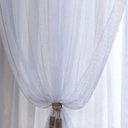 Ver imagem 3 de Cortina Sala Renda Pantalla c/ Forro 3,00x1,80 Alt Branca