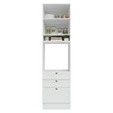 Ver imagem 4 de Torre Quente 60 Cm 1 Porta 3 Gavetas Branco Vik Madesa Branco