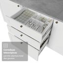 Ver imagem 7 de Torre Quente 60 Cm 1 Porta 3 Gavetas Branco Vik Madesa Branco