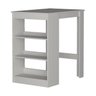Mesa Bancada 2 Lugares 3 Nichos 90x95 Cm B15 Branco Novam - 1