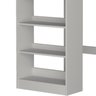 Mesa Bancada 2 Lugares 3 Nichos 90x95 Cm B15 Branco Novam - 4