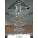 Ver imagem 4 de Luminária Luxo Teto Cristal Pé Direito Duplo:bivolt/1,90m