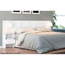 Ver imagem 4 de Cabeceira Cama Box Madeirado Casal Tulipa C/ 2 Gavetas Branco - Demóbile