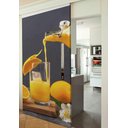 Ver imagem 2 de Adesivo Para Porta Suco De Laranja Com Laranjas Fatiadas- 73X210Cm
