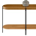 Ver imagem 3 de Buffet Aparador Isi Nature Fosco e Couro Caramelo 139x79 Cm - D’Rossi