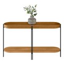 Ver imagem 1 de Buffet Aparador Isi Nature Fosco e Couro Caramelo 139x79 Cm - D’Rossi