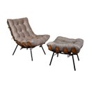 Ver imagem 1 de Poltrona Costela Luxo com Puff Dora Bela - 0121 New