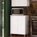 Ver imagem 3 de Armário Balcão Cozinha 2 Portas Branco - Ej Móveis