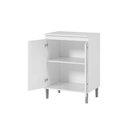 Ver imagem 2 de Armário Balcão Cozinha 2 Portas Branco - Ej Móveis