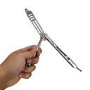 Ver imagem 3 de Canivete de Treino Tubarão Prata Butterfly Aço Inox Bsl-1:prata