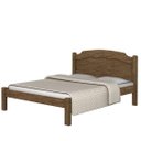 Ver imagem 4 de Cama Casal Lais 100% Mdf e Estrado 100% Madeira Basoto - Castanho
