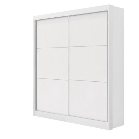 Guarda Roupa Santorini 2 Pts 100% Mdf D Doro Móveis - Branco