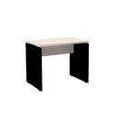 Ver imagem 1 de Mesa de Escritório Pé Painel PE25 em MDP 150 x 70 cm Cor Nogueira CasaBlanca e Base Preta