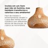 Lustre Pendente Bali White Arrow em Bambu Natural – 38x50 Cm - 8