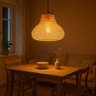 Lustre Pendente Bali White Arrow em Bambu Natural – 38x50 Cm - 4