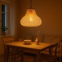 Ver imagem 4 de Lustre Pendente Bali White Arrow em Bambu Natural – 38x50 Cm