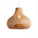 Ver imagem 1 de Lustre Pendente Bali White Arrow em Bambu Natural – 38x50 Cm