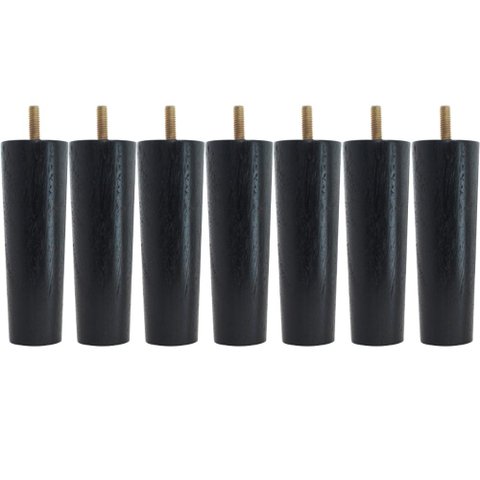 Kit 7 Pés para Móveis Cama Box Casal Pe para Cama Box e Bau
