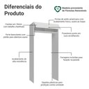 Ver imagem 3 de Porta-geladeira 103 Cm 1 Porta Basculante Branco Vik Madesa