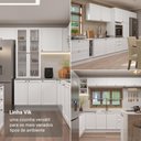 Ver imagem 6 de Porta-geladeira 103 Cm 1 Porta Basculante Branco Vik Madesa