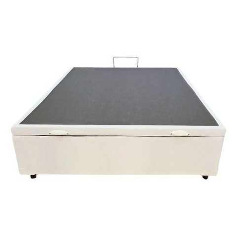 Base Box Bau Casal Corino Linhão Branco 1,38x1,88 So1clique