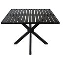 Ver imagem 2 de Mesa Las Vegas Ripada Quadrada Mesa de Alumínio