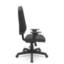 Ver imagem 2 de Cadeira Giratoria Presidente Operativa Plus Relax com Braço Regulável Corino Preto Plaxmetal