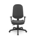 Ver imagem 1 de Cadeira Giratoria Presidente Operativa Plus Relax com Braço Regulável Corino Preto Plaxmetal