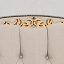 Ver imagem 4 de Cabeceira Cama Casal Queen Greta 160cm Estofada Linho Design Clássico