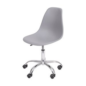 Cadeira Charles Eames Dkr Pp Base Rodizio:cinza