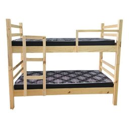 Beliche Solteiro Madeira Maciça 78cm | Cor Rústica Natural | Estrutura Reforçada - 2