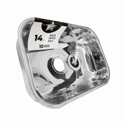 Cuba Cozinha Aço Inox American Steel 304 47x30x14 Numero 1 - 3