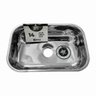 Cuba Cozinha Aço Inox American Steel 304 47x30x14 Numero 1 - 2