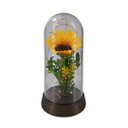 Ver imagem 1 de Luminária o Girassol Encantado Ouro Luzes Branco Frio Amor Lindo Boutique G - 20 Cm de Altura X 10 C