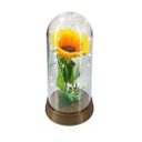 Ver imagem 2 de Luminária o Girassol Encantado Ouro Luzes Branco Frio Amor Lindo Boutique G - 20 Cm de Altura X 10 C