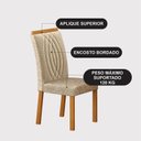 Ver imagem 4 de Sala de Jantar 6 Cadeiras 100%mdf 1,60x80 Dhora Arbo Design