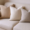 Ver imagem 4 de Kit 6 Capas de Almofada Bouclé 50x50 Decorativa Nude