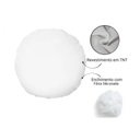 Ver imagem 6 de 2 Almofadas Redondas em Veludo Cor:cinza Claro