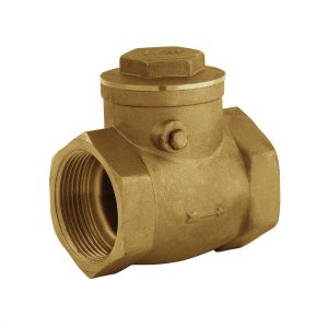 Válvula de Retenção Horizontal 1/2 Pol com Portinhola de Latão Forjado Ivm Italy
