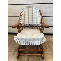 Cadeira de Balanço Frapê Cinza 90/40 X 60 X 50 - Moveis de Gramado - 3