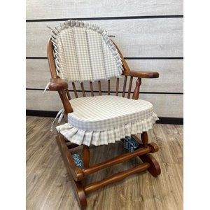 Cadeira de Balanço Frapê Cinza 90/40 X 60 X 50 - Moveis de Gramado