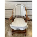 Ver imagem 2 de Cadeira de Balanço Frapê Cinza 90/40 X 60 X 50 - Moveis de Gramado