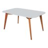 Mesa de Jantar Adele com Tampo de Vidro Frater 180cm x 100cm FH2 - Black Verniz - 2