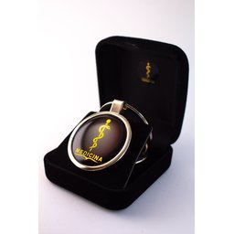 Chaveiro Profissão Medicina - Dourado - 3