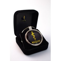 Chaveiro Profissão Medicina - Dourado - 1