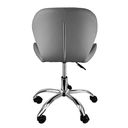 Ver imagem 5 de Kit 2 Cadeiras Slim Office Estofada Base Giratória Cromado 